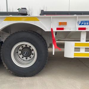 مقطورة شبه مقطورة فولاذية منخفضة السطح بثلاثة محاور لنقل الحفارات بسعر المصنع من تينغيون - Product Image 5