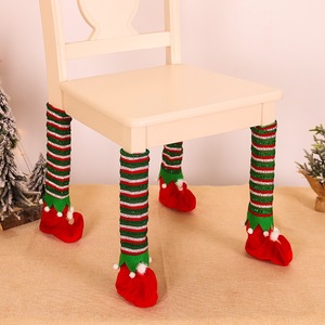 Nouvelles housses <span class=keywords><strong>de</strong></span> pieds <span class=keywords><strong>de</strong></span> chaise <span class=keywords><strong>de</strong></span> table rayées, décoration <span class=keywords><strong>de</strong></span> Noël pour la maison, protections <span class=keywords><strong>de</strong></span> pieds <span class=keywords><strong>de</strong></span> meubles - Product Image 2