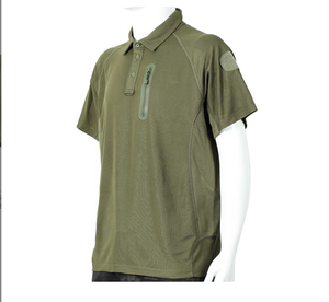 Camisetas tácticas verdes DFT09, polos de manga corta con múltiples bolsillos - Product Image 2