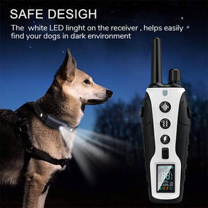 2025 en línea caliente nueva fábrica al por mayor 6561Ft rango de Control remoto collar de choque para perro con luz intermitente y bloqueo de teclado - Product Image 6