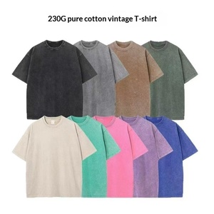 T-shirt Oversize in Puro Cotone Effetto Invecchiato e Lavato Stile Retrò: Un Successo di Tendenza - Product Image 3