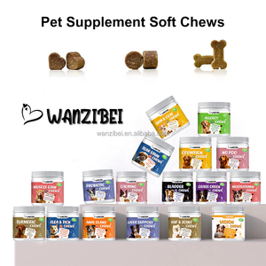 Etiqueta personalizada de fábrica, suplementos nutricionales para mascotas, calmantes, masticables suaves, alivio de la ansiedad y el estrés, tratamiento calmante avanzado para perros, cuidado de la salud - Product Image 5