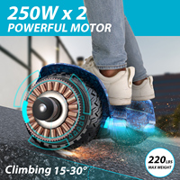 Gyroor Private Model Hoverboard Livraison rapide 6.5 pouces Hoverboard bon marché avec Blue Tooth et APP