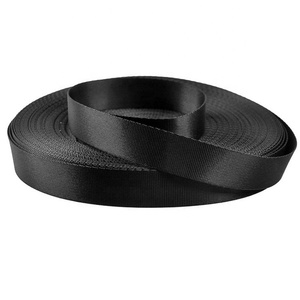 Bán Buôn Chất Lượng Cao Màu Đen Kích Cỡ Khác Nhau Webbing Dây Đeo Băng Đồng Bằng Dệt Nylon Vải Cho Túi Ba Lô - Product Image 4
