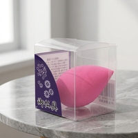 Boîte d'emballage cosmétique en plastique transparent pliable, petite, carrée, en acétate, imprimée sur mesure, écologique, certifiée ISO, soyeuse
