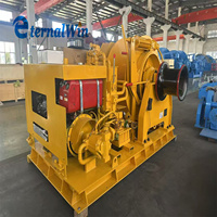 Treuil de remorquage diesel à double tambour cascade pour remorqueur-barge offshore