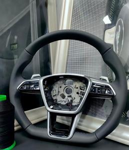 Volante de Cuero de Carbono ODM para Audi A4 A6 A8 RS3 RS4 RS5, Personalizado en China - Product Image 2