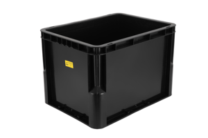 3W-9805350 ESD 빈 (커버 포함) 대용량 플라스틱 포장 ESD 보관함 (로고 인쇄 포함) - Product Image 4