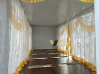 Cercueil électrique classique blanc or à prix d'usine à vendre – Transport funéraire unique et spécial