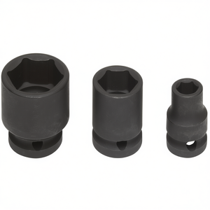 Fervi <b>Impact</b> <b>Socket</b> Wrench Set 3-Piece Metric Hex Drive 1/2 in Automotive Repair Industrial Grade 3-Year Warranty Tool Kit - Product Image 2