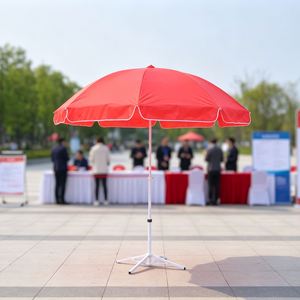 Parasol de patio de 120 cm de rayon, sangles renforcées résistantes au vent, protection UV, parasol de jardin extérieur, parasol de pelouse, protection solaire - Product Image 1
