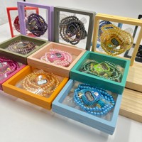Vente en gros d'usine 99 perles de verre Cadeaux de mariage islamiques Eid Tasbeeh Mini Coran Coffret cadeau Compteur de tasbeeh numérique pour musulmans