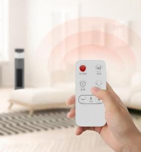 Calentador eléctrico con pantalla digital, control remoto, 2 niveles de calefacción y oscilación automática para calefacción de oficina en casa - Product Image 3