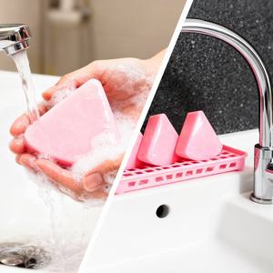 Moldes de jabón de <span class=keywords><strong>silicona</strong></span> para manualidades <span class=keywords><strong>caseras</strong></span>, bandeja de jabón de <span class=keywords><strong>silicona</strong></span> triangular de 6 cavidades para <span class=keywords><strong>magdalenas</strong></span> de Chocolate, jabón para <span class=keywords><strong>magdalenas</strong></span> de pan de maíz - Product Image 4