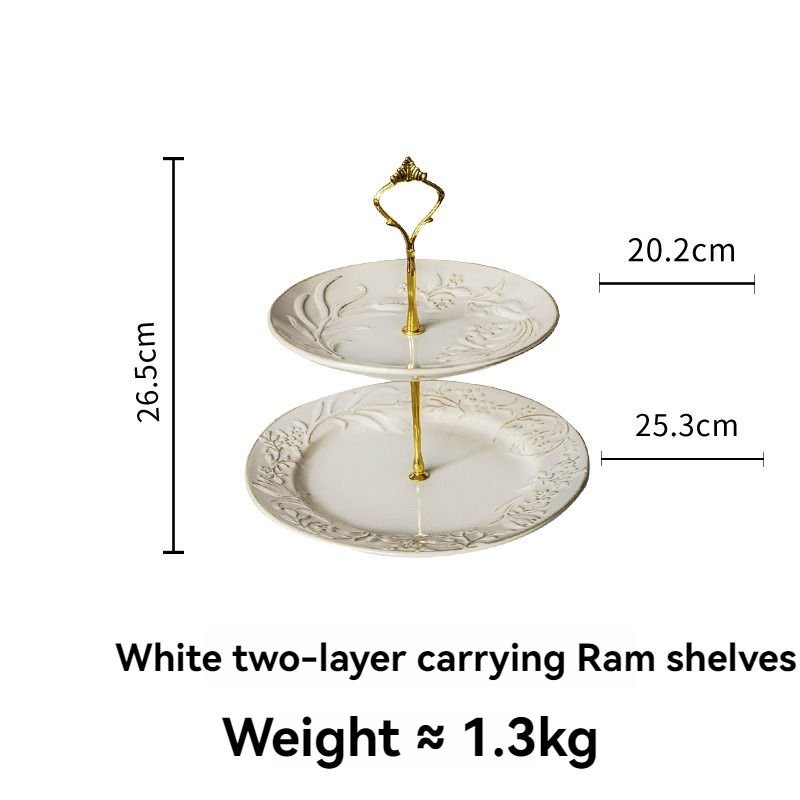 2 Layers plate-White
