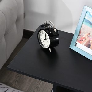 Tempered <b>glass</b> square coffee <b>table</b>, living room sofa <b>side</b> <b>table</b>, Nordic style bedroom movable storage small <b>table</b>, cross-border - Product Image 2