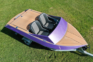 Bateau à réaction miniature en aluminium Kinocean, directement de l'usine, haute vitesse, avec moteur intégré, pour les sports nautiques de course, en promotion - Product Image 2