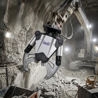 Moteur de concasseur de béton GONGMA pour robots de démolition Brokk, excavatrices de 0,8 à 1,2 tonnes, cylindre unique, ouverture, garantie 1 an, Shandong