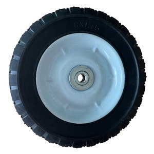 High Load 5 Zoll 8 Zoll Werkzeug Auto Rollen Vollrad PU Eisen Gummi Kunststoff Hochwertige Rollen für Autos und Werkzeuge - Product Image 1