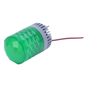 DC12V-24V công nghiệp đèn hiệu quay vòng báo động xoay nhấp nháy LED cảnh báo ánh sáng với buzzer còi Loud Strobe sounder - Product Image 5