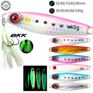 Señuelo de pesca de 40g para agua salada, cebo de fondo para pesca en el mar con ojos realistas y acabado iridiscente. - Product Image 2