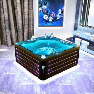 JY8013 Moderno Independiente Jardín al aire libre Spa Hottub 2M Drop-In Bajo el agua LED Luz Masaje portátil para hoteles Baños - Product Image 3