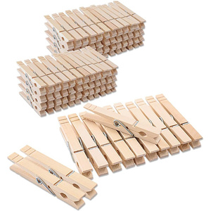 All'ingrosso in legno clip per <span class=keywords><strong>foto</strong></span> in legno naturale mollette piolo per la decorazione della casa - Product Image 1