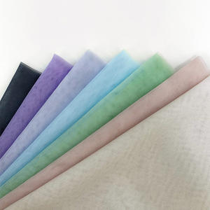 Tissu net en polyester avec motif de maille hexagonale Caractéristique de mémoire emballée en soie mince <span class=keywords><strong>pour</strong></span> les filles - Product Image 2