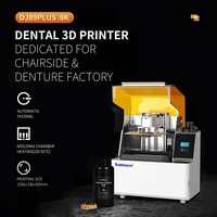 Mesin Pencetak 3D DJ89PLUS Layar LCD Akurasi Tinggi untuk Perhiasan Gigi CAD/CAM dengan Garansi 1 Tahun
