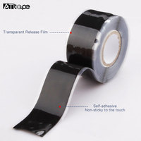 Ruban adhésif double face auto-fusionnant en silicone haute température, épaisseur 0,5 mm, pour réparation de tuyaux industriels, taille personnalisée
