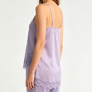 Vêtements de nuit sur mesure pour femmes, ensembles de <span class=keywords><strong>lingerie</strong></span> en dentelle, pyjamas de luxe pour femmes, vêtements de nuit d'été, tailles grandes - Product Image 3