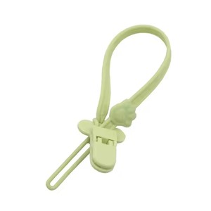 New Baby Geschenk Beißring Seil riemen BPA Free Silikon Baby Schnuller Clip Tragbare Nippel halter Beißring Spielzeug Baby zubehör - Product Image 4
