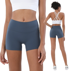 Pantalones de yoga de tres cuartos de doble cara con tacto suave para mujer, estilo europeo y americano, cintura alta, efecto levantacola, forma de melocotón - Product Image 1
