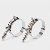 Factory Direct T-Bolt Hose Clamps Reinforcement Spring Clamp Automotive Turbo Pipe Clamp SS201/304