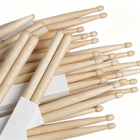 1 Pair Classic Wood Oak Drumsticks 5A/7A Maple Wood Drum Stick for Instrument Accessories Professional Drum Set