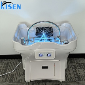 Lavacabezas Kisen Blanco de ABS, Duradero y Fácil de Limpiar, con Tanques de Calentamiento, Modelo Alto para Salón y Cama de Masajes - Product Image 2