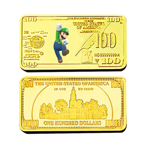 सोने की प्लेटिंग स्मारक बार सेट मारियो/ल्यूजी/योशी/राजकुमारी पीट/टोड/डोकी कोंग संग्रह प्रशंसकों के लिए संग्रहणीय उपहार - Product Image 3