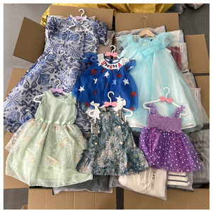 Vestidos para Niñas al por Mayor, Ropa Infantil Usada Mixta, Ropa Casual de Verano con Estampados de Dibujos Animados para Niños, Envío Aleatorio - Product Image 3