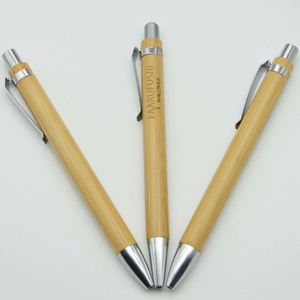 Promotional Bamboo Custom Eco Friendly Wood Gel Ballpoint Pen With Logo <b>Gift</b> High Quality Recycled - Product Image 2