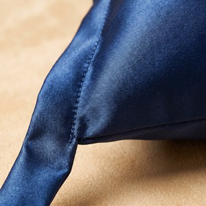Vestido Maxi Cruzado de Satén Pesado Transpirable de Lujo Discreto para Mujer, Manga Larga, Cuello en V, Cintura <span class=keywords><strong>Imperio</strong></span>, Bolsillos, Elegante para Oficina, OEM, Tallas Grandes - Product Image 2