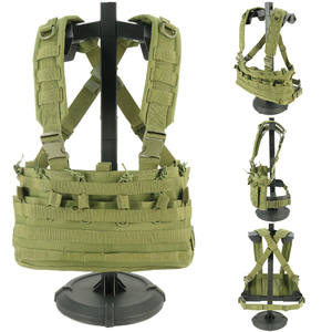 เสื้อกั๊กแบบยุทธวิธีอุปกรณ์สำหรับหน้าอกอุปกรณ์เสริมสำหรับใส่นิตยสารระบบ Molle จู่โจมแบบถอดออกได้ - Product Image 6