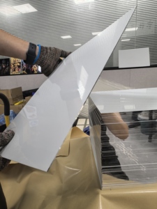 Feuille d'aluminium Chromaluxe pour sublimation, impression UV sur feuilles d'aluminium, supports de sublimation, blanc brillant - Product Image 3