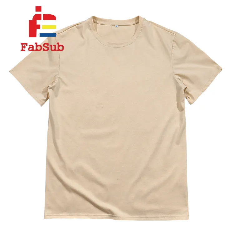 Sublimation Coton Polyester T-shirt 65 Polyester 35 Coton Couleur Pastel T-shirt Hommes Femmes Enfants T-shirts Impression Personnalisée