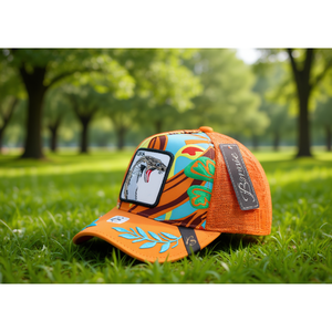 Gorra Trucker de Boutique, 6 Paneles, Malla, Bordado con Diseño Animal, Unisex, Casual, Primavera Verano, 58-62cm - Product Image 2