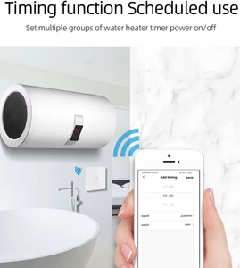 Nouvelle maison intelligente chaudière à <span class=keywords><strong>eau</strong></span> électrique chaudière à gaz 30L 50L 60L 80L <span class=keywords><strong>100L</strong></span> WIFI Tuya <span class=keywords><strong>chauffe</strong></span>-<span class=keywords><strong>eau</strong></span> domestique - Product Image 5