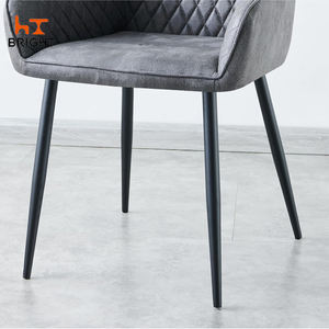 <span class=keywords><strong>2025</strong></span> sang trọng Đồ nội thất nhà hiện đại nóng bán giá rẻ vải bọc ghế ăn với màu đen sơn tĩnh điện chân - Product Image 6