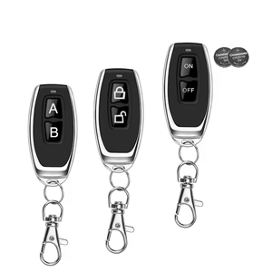 433MHz RF điều khiển từ xa chuyển đổi không dây 1CH RF Relay Receiver 2 nút Transmitter cửa điện từ khóa kiểm soát truy cập - Product Image 1