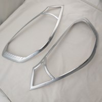 Accessoires de voiture chromés de haute qualité pour Nissan AD VAN 2006, cache-phare en plastique ABS, garniture de phare