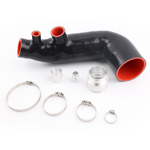 Tuyau d'admission d'air turbo en silicone renforcé haute performance pour BMW B48 2.0T G20 G21 320i 330i ICP018-BK - Product Image 1