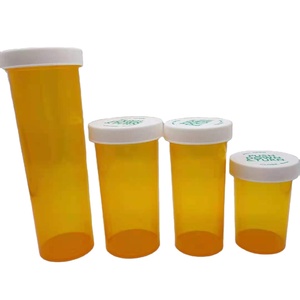 Biggest 60Dram Push Down &Turn Vial Container Plastic Stroage Stash Jar Pill Bottle Case Box Herb Container